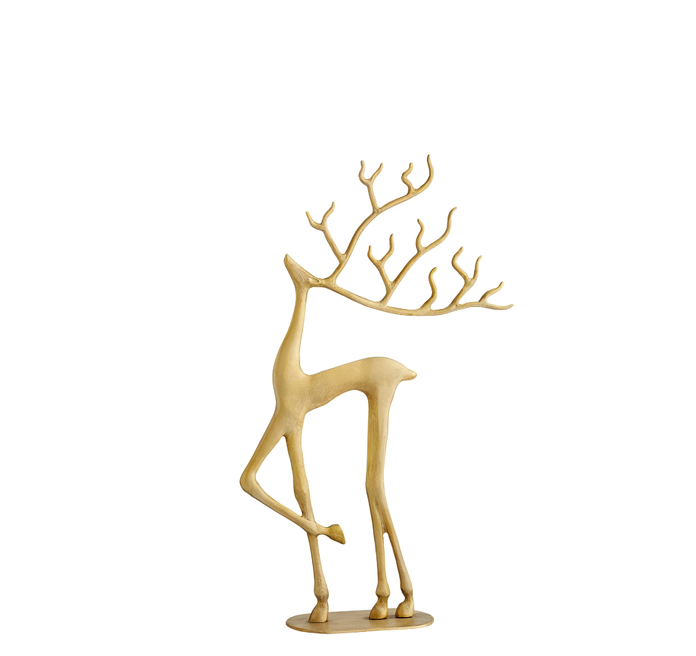 The Enchanting Golden Deer Family