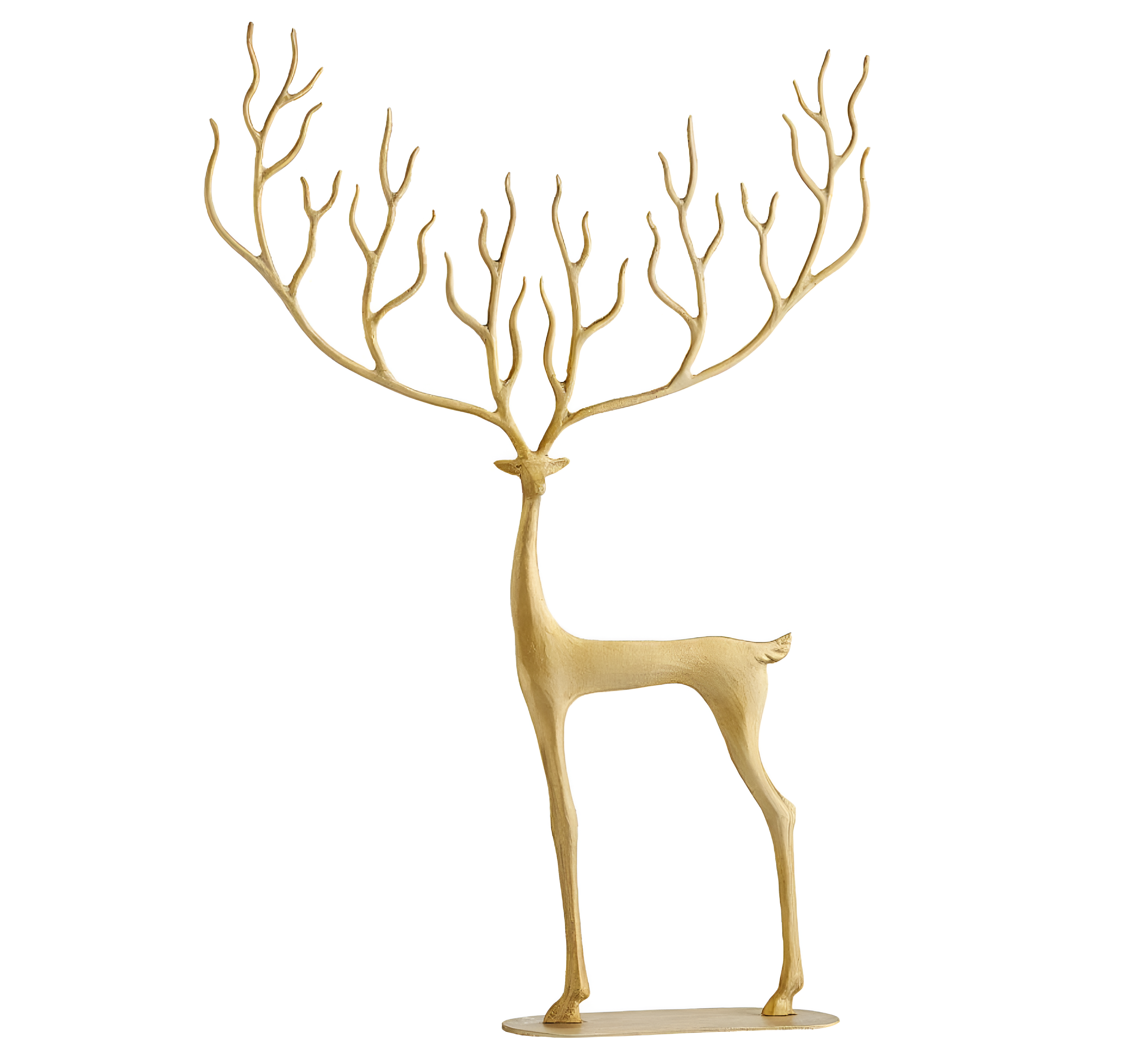 The Enchanting Golden Deer Family