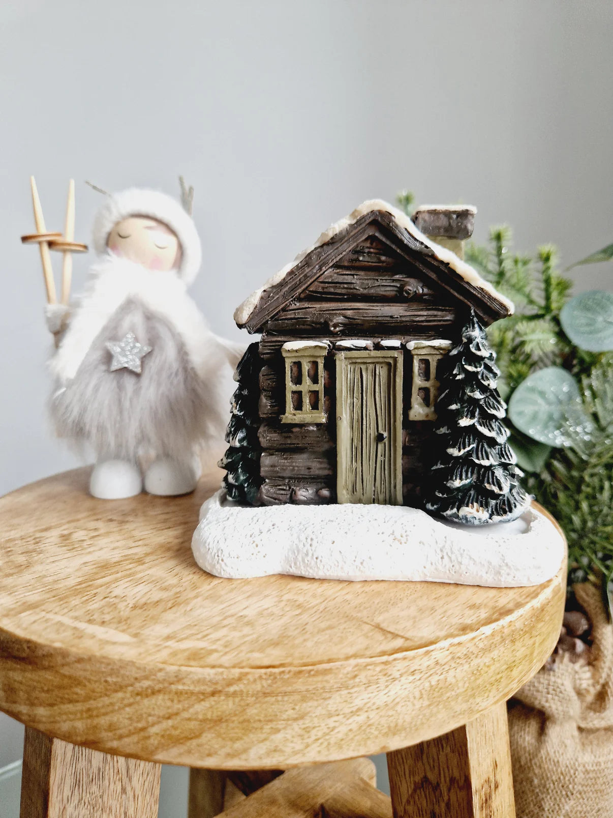 Winter Cottage Incense Burner