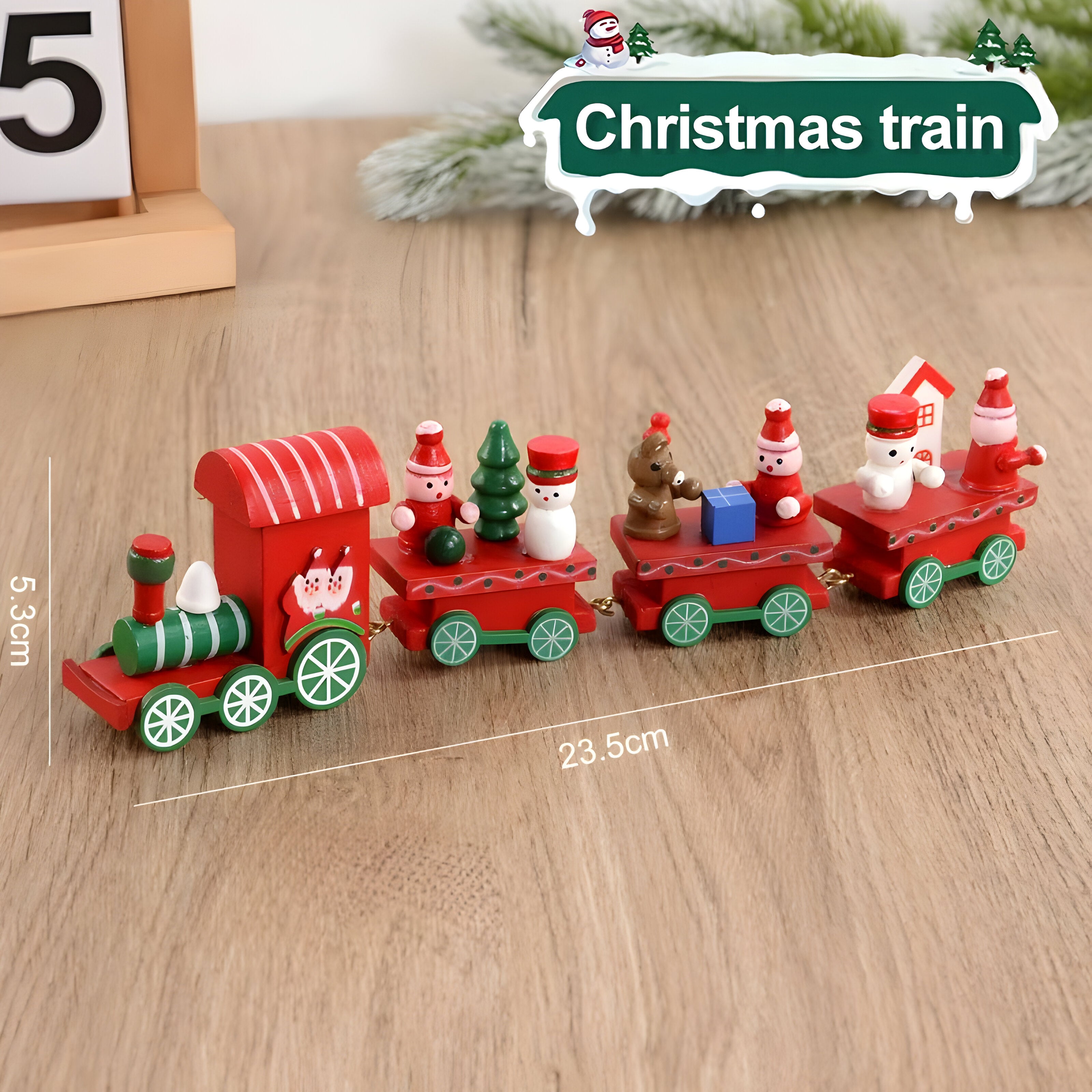 Wooden Christmas Trains