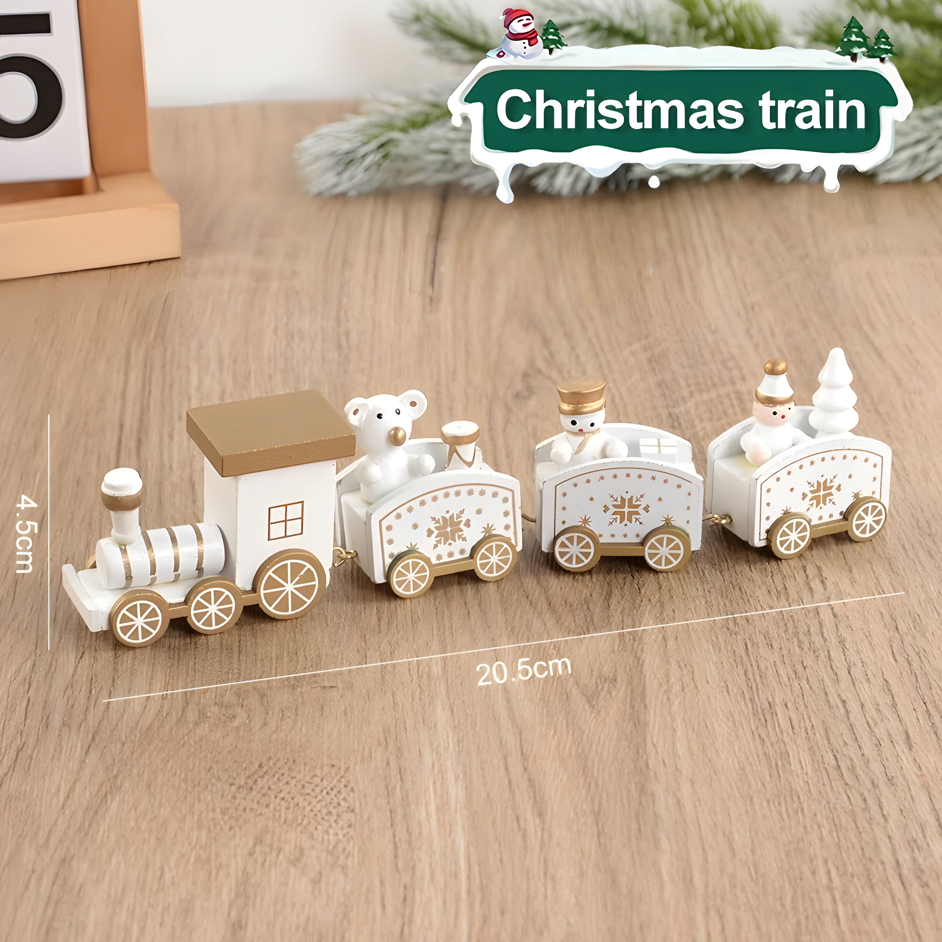 Wooden Christmas Trains