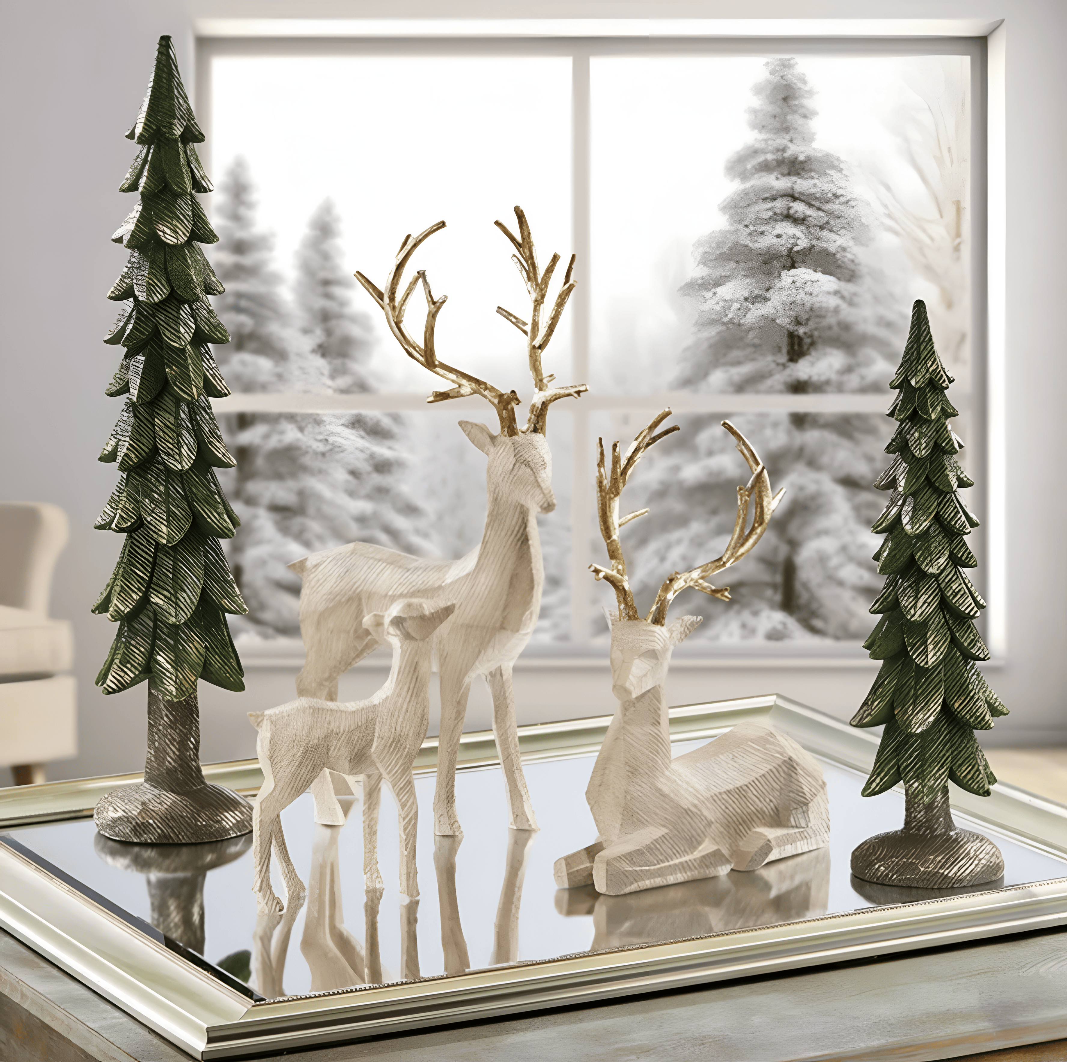 Elegant Christmas Deer