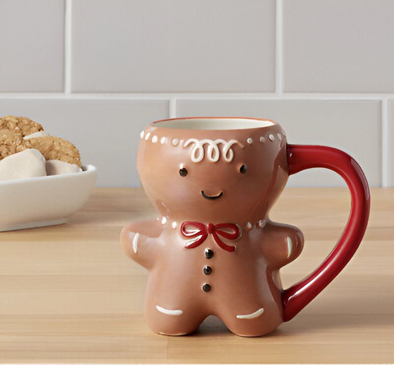 Gingerbread Man Holiday Mug